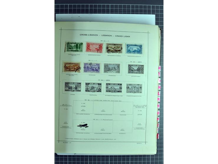 1854/1935 (ca.), ungebrauchte und gestempelte Sammlung (ohne Japan) mit besseren Ausgaben im alten Schaubek-Album, dazu Austr