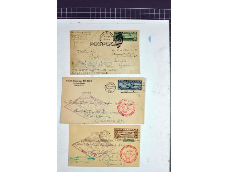 1930/1939, 30 Briefe und Karten inkl. Flugpost, dabei u.a. Zuleitungspost, bessere Frankaturen und Fahrten sowie weiteren Bes