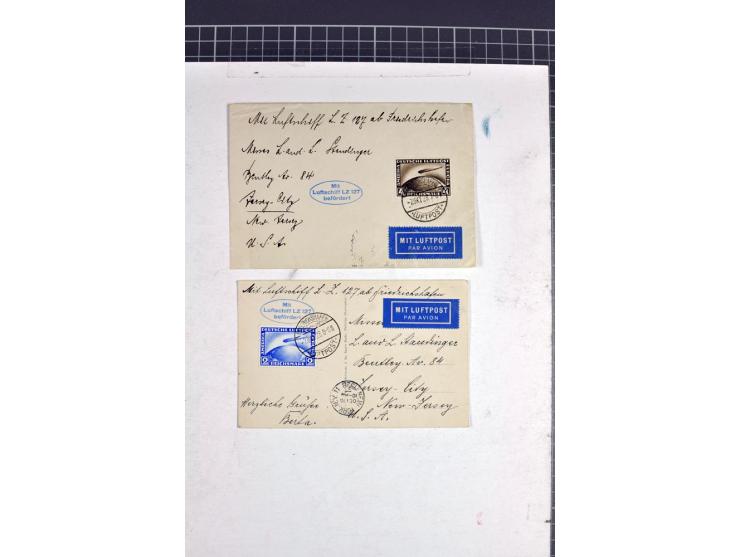 1930/1939, 30 Briefe und Karten inkl. Flugpost, dabei u.a. Zuleitungspost, bessere Frankaturen und Fahrten sowie weiteren Bes