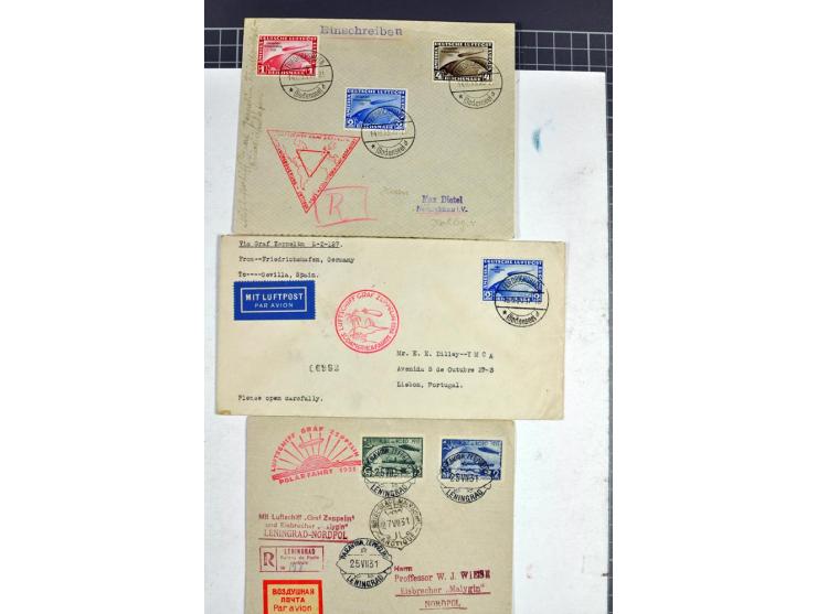 1930/1939, 30 Briefe und Karten inkl. Flugpost, dabei u.a. Zuleitungspost, bessere Frankaturen und Fahrten sowie weiteren Bes