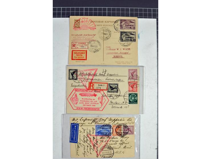 1930/1939, 30 Briefe und Karten inkl. Flugpost, dabei u.a. Zuleitungspost, bessere Frankaturen und Fahrten sowie weiteren Bes