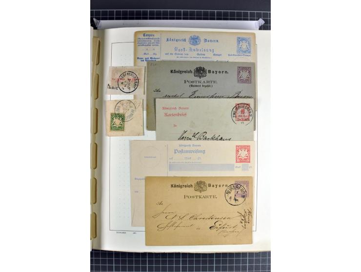 Baden bis Württemberg, sehr umfangreiche, bis auf wenige Marken weit überkpl., meist gestempelte Sammlung mit zusätzlich viel