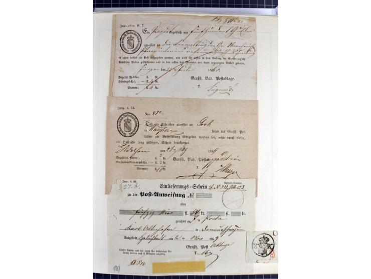 Baden bis Württemberg, sehr umfangreiche, bis auf wenige Marken weit überkpl., meist gestempelte Sammlung mit zusätzlich viel