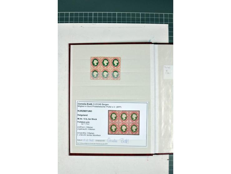 1867/1879, meist ungebrauchte und gestempelte Sammlung inkl. einiger Doubletten, dabei Farben, Einheiten und Marken mit Rände