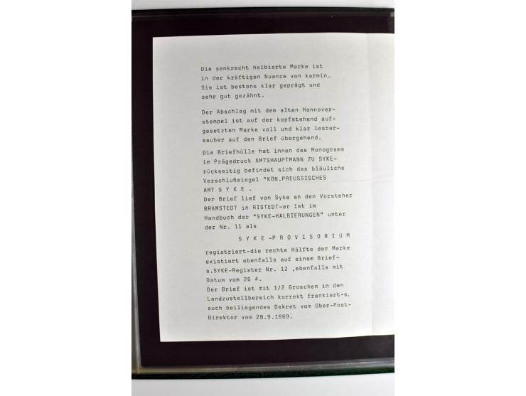 1872/74, 5bändige Sammlung, gestempelt und auf Ganzstücken gesammelt, das Ganze in einer Qualität, die man nur als 'traumhaft