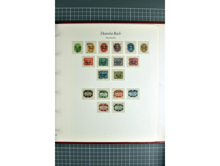 1872/1945, ungebrauchte/postfrische und gestempelte Sammlung, dabei schöner Brustschildteil Mi.-Nr. 1-28 gestempelt, danach m
