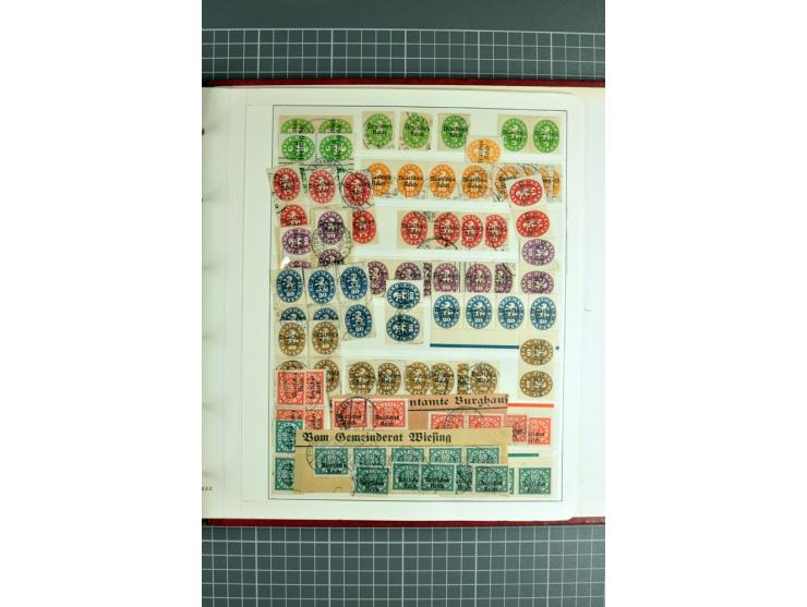 1872/1945, ungebrauchte/postfrische und gestempelte Sammlung, dabei schöner Brustschildteil Mi.-Nr. 1-28 gestempelt, danach m
