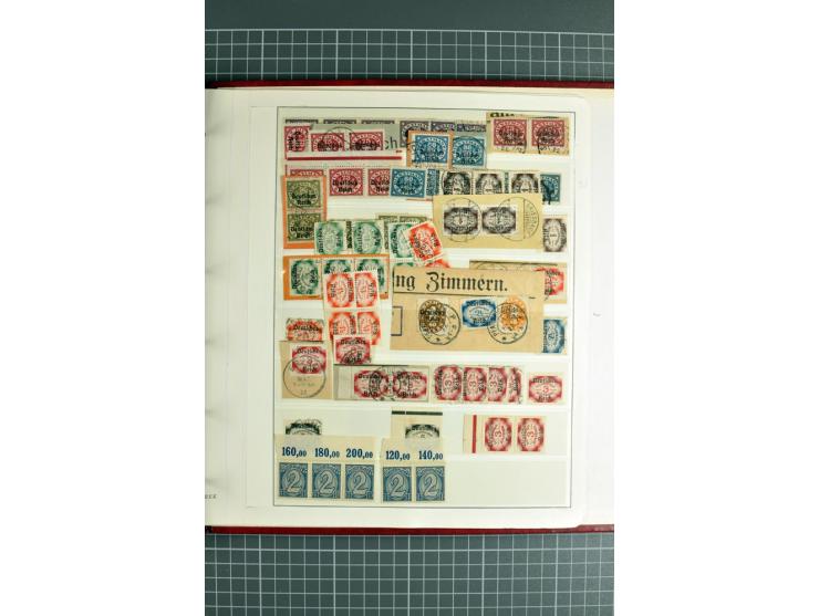 1872/1945, ungebrauchte/postfrische und gestempelte Sammlung, dabei schöner Brustschildteil Mi.-Nr. 1-28 gestempelt, danach m