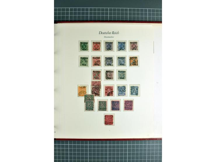1872/1945, ungebrauchte/postfrische und gestempelte Sammlung, dabei schöner Brustschildteil Mi.-Nr. 1-28 gestempelt, danach m
