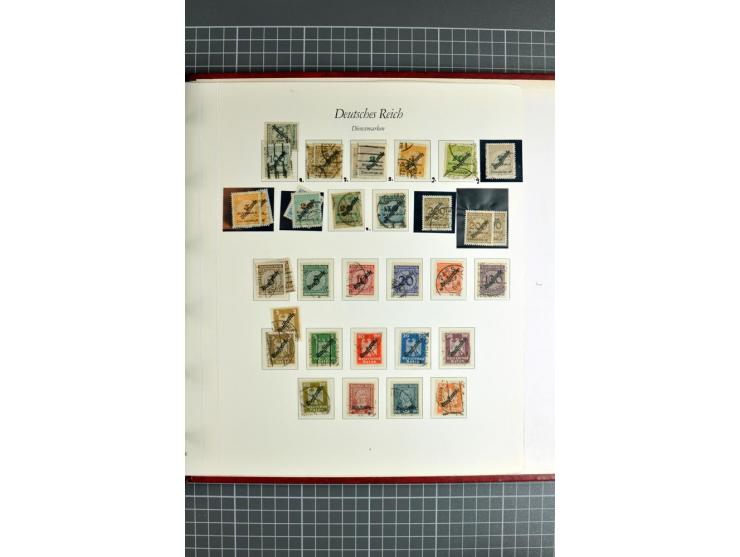 1872/1945, ungebrauchte/postfrische und gestempelte Sammlung, dabei schöner Brustschildteil Mi.-Nr. 1-28 gestempelt, danach m