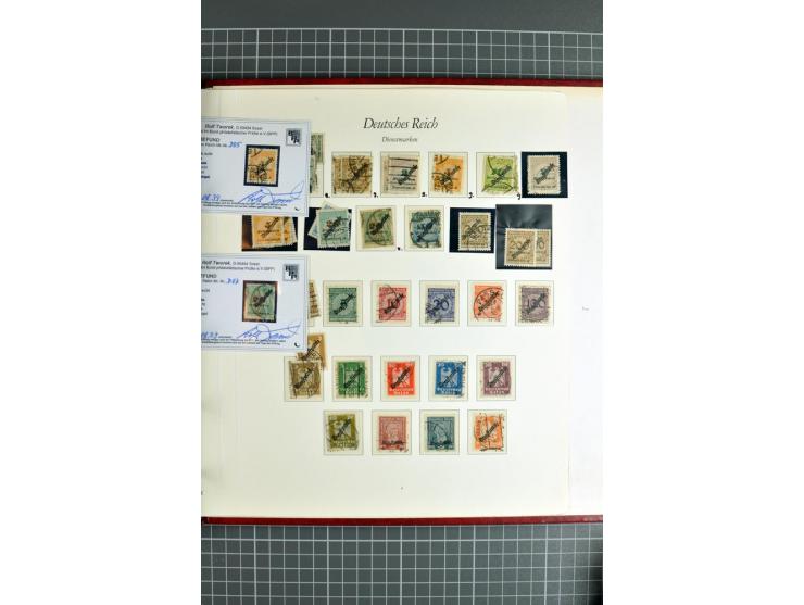 1872/1945, ungebrauchte/postfrische und gestempelte Sammlung, dabei schöner Brustschildteil Mi.-Nr. 1-28 gestempelt, danach m