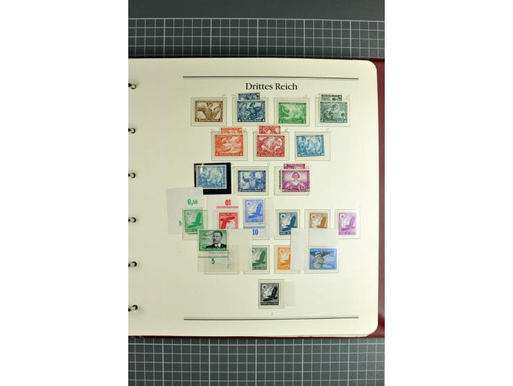 1872/1945, ungebrauchte/postfrische und gestempelte Sammlung, dabei schöner Brustschildteil Mi.-Nr. 1-28 gestempelt, danach m