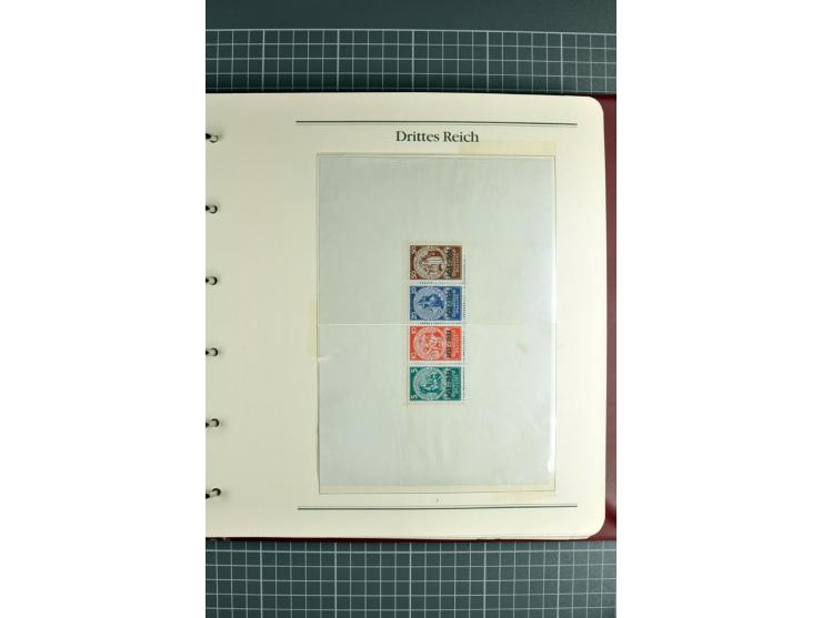 1872/1945, ungebrauchte/postfrische und gestempelte Sammlung, dabei schöner Brustschildteil Mi.-Nr. 1-28 gestempelt, danach m