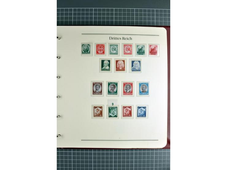 1872/1945, ungebrauchte/postfrische und gestempelte Sammlung, dabei schöner Brustschildteil Mi.-Nr. 1-28 gestempelt, danach m