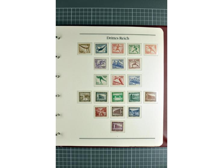 1872/1945, ungebrauchte/postfrische und gestempelte Sammlung, dabei schöner Brustschildteil Mi.-Nr. 1-28 gestempelt, danach m