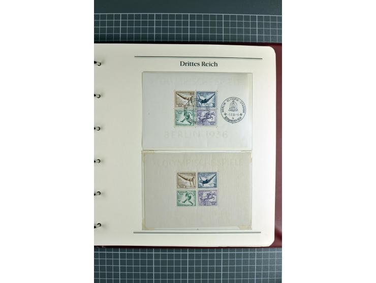 1872/1945, ungebrauchte/postfrische und gestempelte Sammlung, dabei schöner Brustschildteil Mi.-Nr. 1-28 gestempelt, danach m