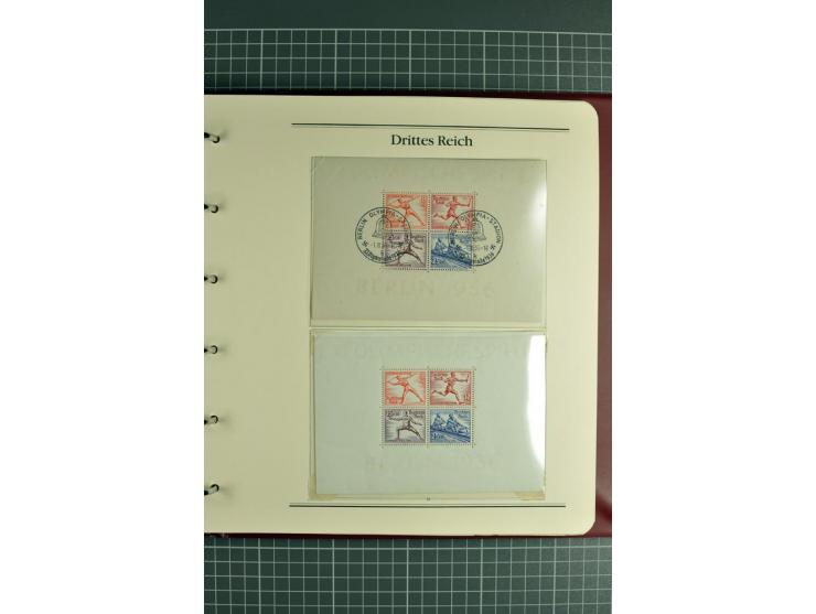 1872/1945, ungebrauchte/postfrische und gestempelte Sammlung, dabei schöner Brustschildteil Mi.-Nr. 1-28 gestempelt, danach m