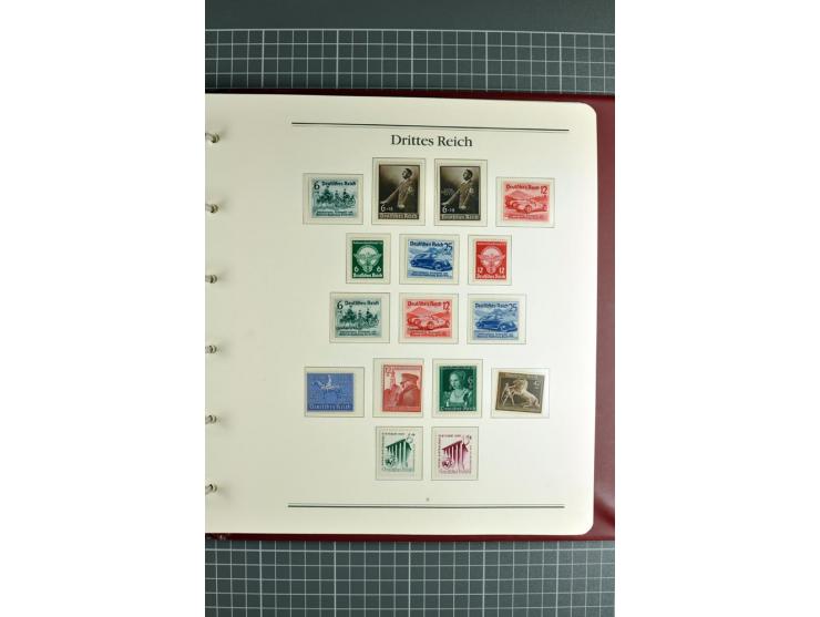 1872/1945, ungebrauchte/postfrische und gestempelte Sammlung, dabei schöner Brustschildteil Mi.-Nr. 1-28 gestempelt, danach m