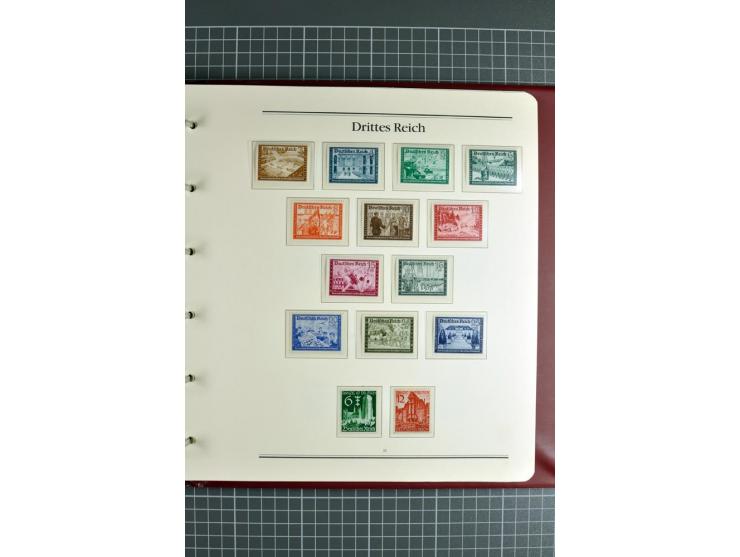 1872/1945, ungebrauchte/postfrische und gestempelte Sammlung, dabei schöner Brustschildteil Mi.-Nr. 1-28 gestempelt, danach m