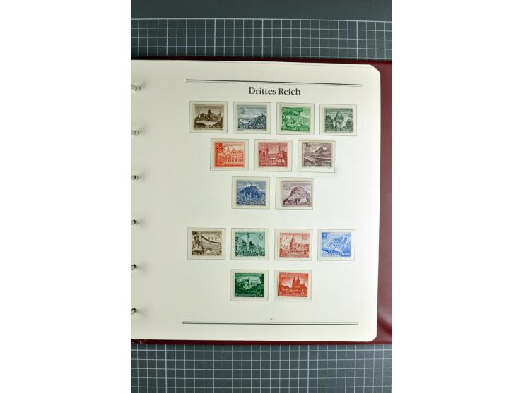 1872/1945, ungebrauchte/postfrische und gestempelte Sammlung, dabei schöner Brustschildteil Mi.-Nr. 1-28 gestempelt, danach m