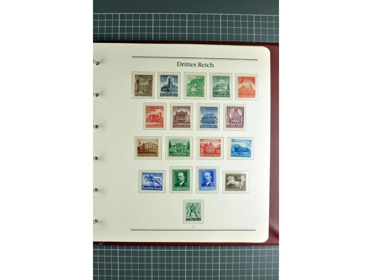 1872/1945, ungebrauchte/postfrische und gestempelte Sammlung, dabei schöner Brustschildteil Mi.-Nr. 1-28 gestempelt, danach m