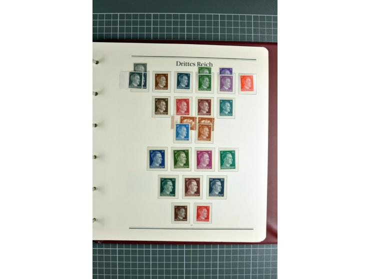 1872/1945, ungebrauchte/postfrische und gestempelte Sammlung, dabei schöner Brustschildteil Mi.-Nr. 1-28 gestempelt, danach m