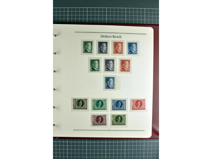 1872/1945, ungebrauchte/postfrische und gestempelte Sammlung, dabei schöner Brustschildteil Mi.-Nr. 1-28 gestempelt, danach m