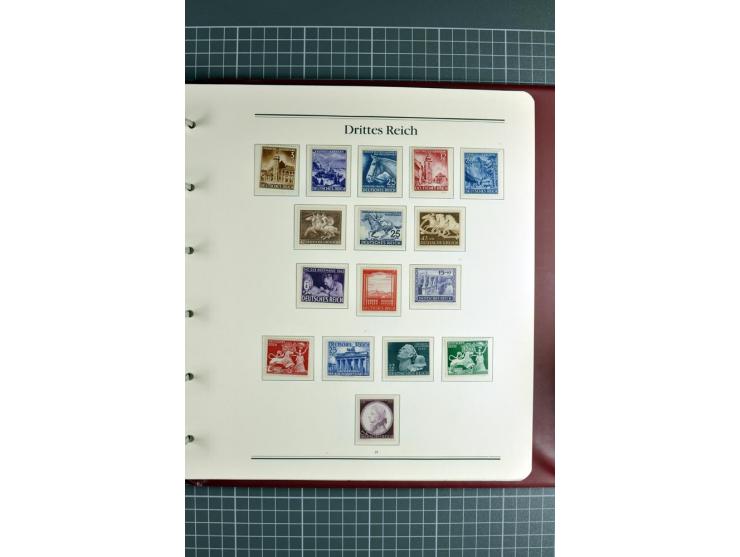 1872/1945, ungebrauchte/postfrische und gestempelte Sammlung, dabei schöner Brustschildteil Mi.-Nr. 1-28 gestempelt, danach m