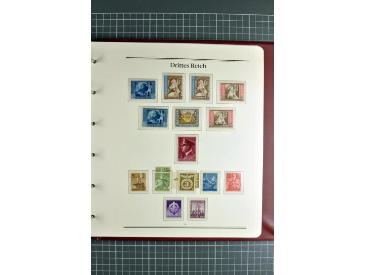 1872/1945, ungebrauchte/postfrische und gestempelte Sammlung, dabei schöner Brustschildteil Mi.-Nr. 1-28 gestempelt, danach m