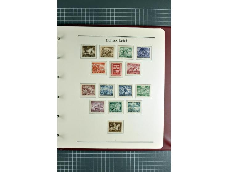 1872/1945, ungebrauchte/postfrische und gestempelte Sammlung, dabei schöner Brustschildteil Mi.-Nr. 1-28 gestempelt, danach m