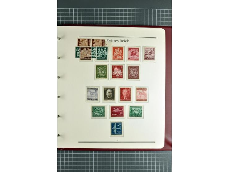 1872/1945, ungebrauchte/postfrische und gestempelte Sammlung, dabei schöner Brustschildteil Mi.-Nr. 1-28 gestempelt, danach m
