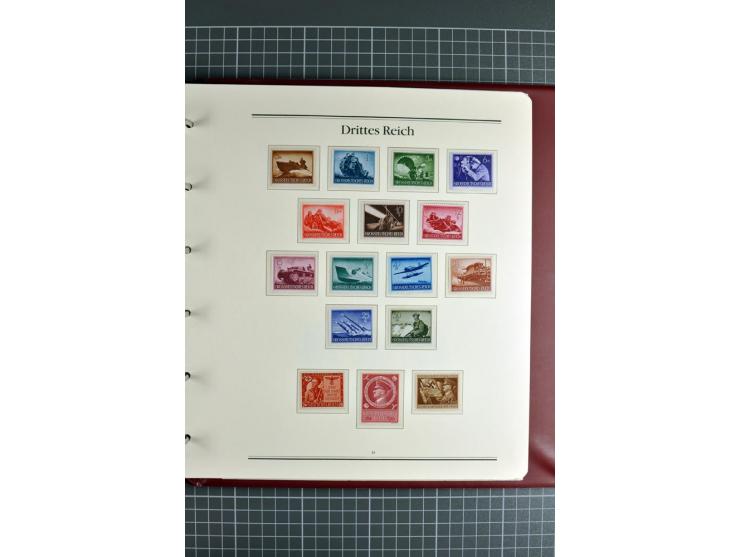 1872/1945, ungebrauchte/postfrische und gestempelte Sammlung, dabei schöner Brustschildteil Mi.-Nr. 1-28 gestempelt, danach m