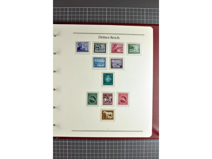 1872/1945, ungebrauchte/postfrische und gestempelte Sammlung, dabei schöner Brustschildteil Mi.-Nr. 1-28 gestempelt, danach m