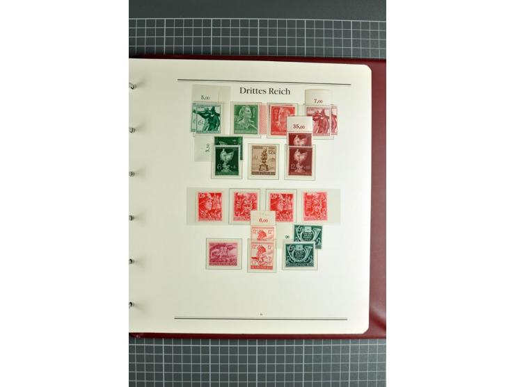1872/1945, ungebrauchte/postfrische und gestempelte Sammlung, dabei schöner Brustschildteil Mi.-Nr. 1-28 gestempelt, danach m