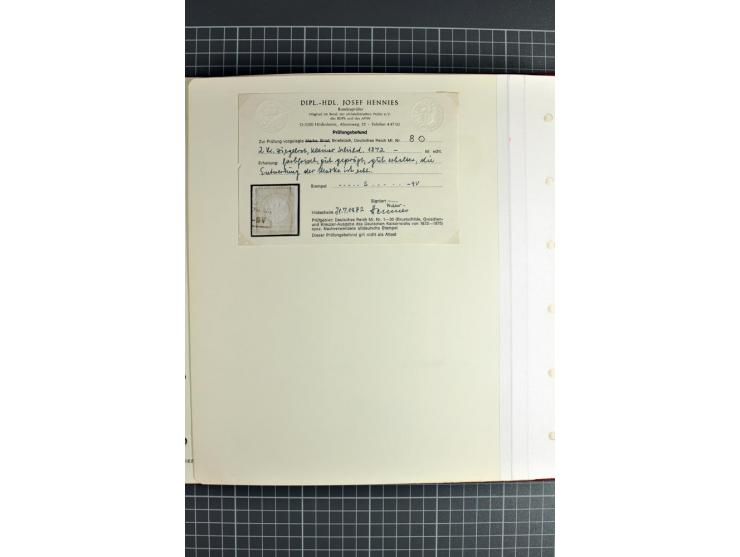 1872/1945, ungebrauchte/postfrische und gestempelte Sammlung, dabei schöner Brustschildteil Mi.-Nr. 1-28 gestempelt, danach m