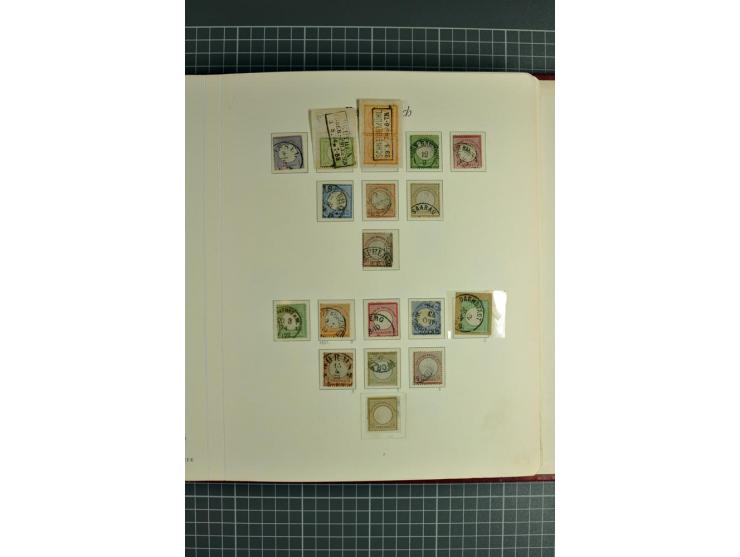 1872/1945, ungebrauchte/postfrische und gestempelte Sammlung, dabei schöner Brustschildteil Mi.-Nr. 1-28 gestempelt, danach m