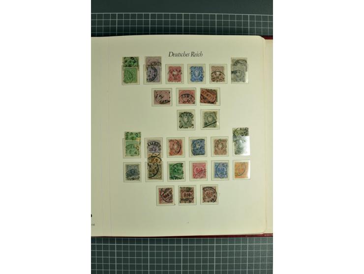 1872/1945, ungebrauchte/postfrische und gestempelte Sammlung, dabei schöner Brustschildteil Mi.-Nr. 1-28 gestempelt, danach m