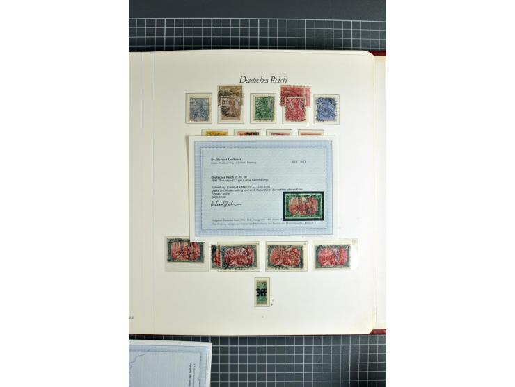 1872/1945, ungebrauchte/postfrische und gestempelte Sammlung, dabei schöner Brustschildteil Mi.-Nr. 1-28 gestempelt, danach m
