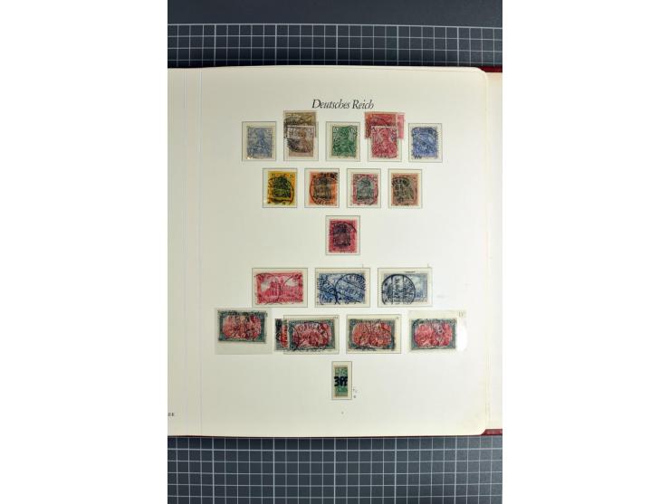 1872/1945, ungebrauchte/postfrische und gestempelte Sammlung, dabei schöner Brustschildteil Mi.-Nr. 1-28 gestempelt, danach m