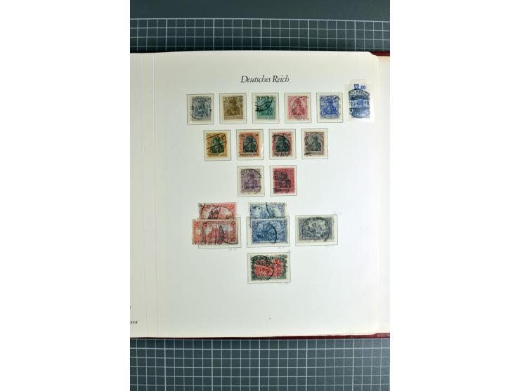 1872/1945, ungebrauchte/postfrische und gestempelte Sammlung, dabei schöner Brustschildteil Mi.-Nr. 1-28 gestempelt, danach m