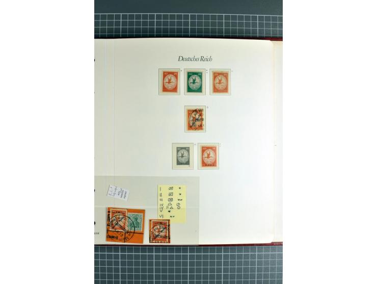 1872/1945, ungebrauchte/postfrische und gestempelte Sammlung, dabei schöner Brustschildteil Mi.-Nr. 1-28 gestempelt, danach m
