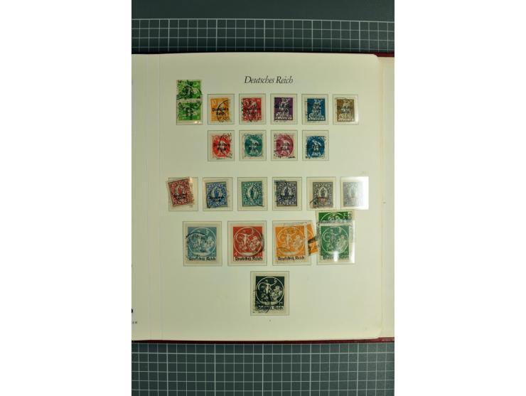 1872/1945, ungebrauchte/postfrische und gestempelte Sammlung, dabei schöner Brustschildteil Mi.-Nr. 1-28 gestempelt, danach m