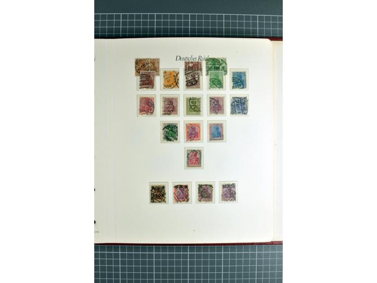 1872/1945, ungebrauchte/postfrische und gestempelte Sammlung, dabei schöner Brustschildteil Mi.-Nr. 1-28 gestempelt, danach m