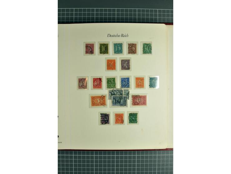 1872/1945, ungebrauchte/postfrische und gestempelte Sammlung, dabei schöner Brustschildteil Mi.-Nr. 1-28 gestempelt, danach m