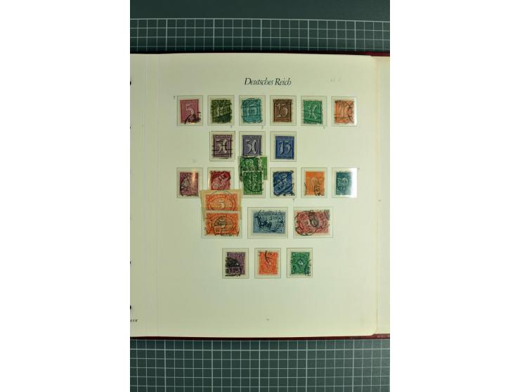 1872/1945, ungebrauchte/postfrische und gestempelte Sammlung, dabei schöner Brustschildteil Mi.-Nr. 1-28 gestempelt, danach m