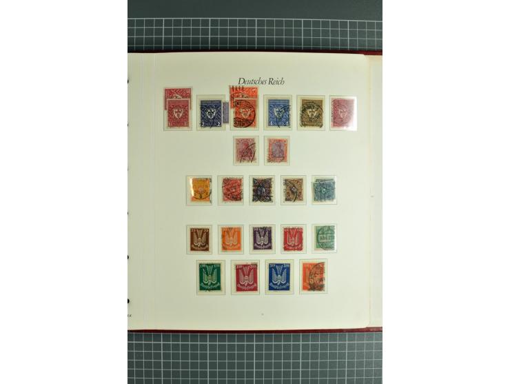 1872/1945, ungebrauchte/postfrische und gestempelte Sammlung, dabei schöner Brustschildteil Mi.-Nr. 1-28 gestempelt, danach m