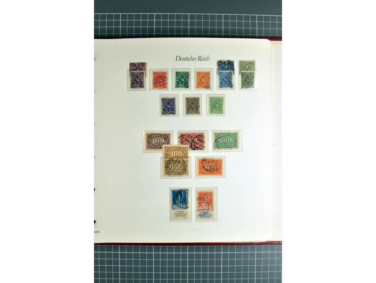 1872/1945, ungebrauchte/postfrische und gestempelte Sammlung, dabei schöner Brustschildteil Mi.-Nr. 1-28 gestempelt, danach m