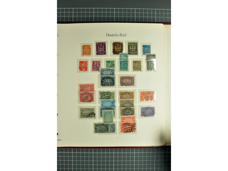 1872/1945, ungebrauchte/postfrische und gestempelte Sammlung, dabei schöner Brustschildteil Mi.-Nr. 1-28 gestempelt, danach m