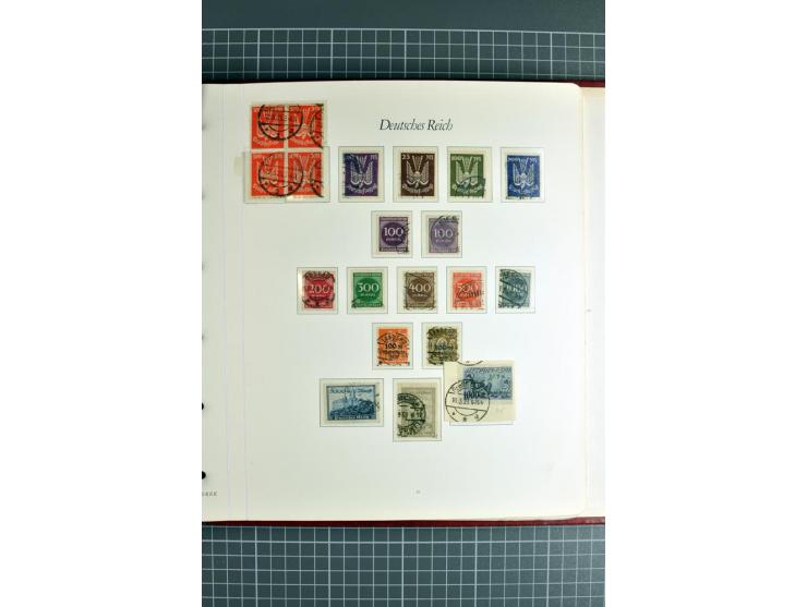 1872/1945, ungebrauchte/postfrische und gestempelte Sammlung, dabei schöner Brustschildteil Mi.-Nr. 1-28 gestempelt, danach m