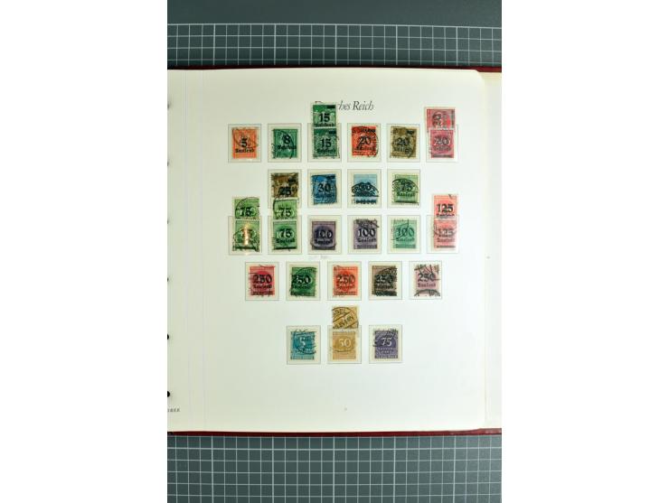 1872/1945, ungebrauchte/postfrische und gestempelte Sammlung, dabei schöner Brustschildteil Mi.-Nr. 1-28 gestempelt, danach m